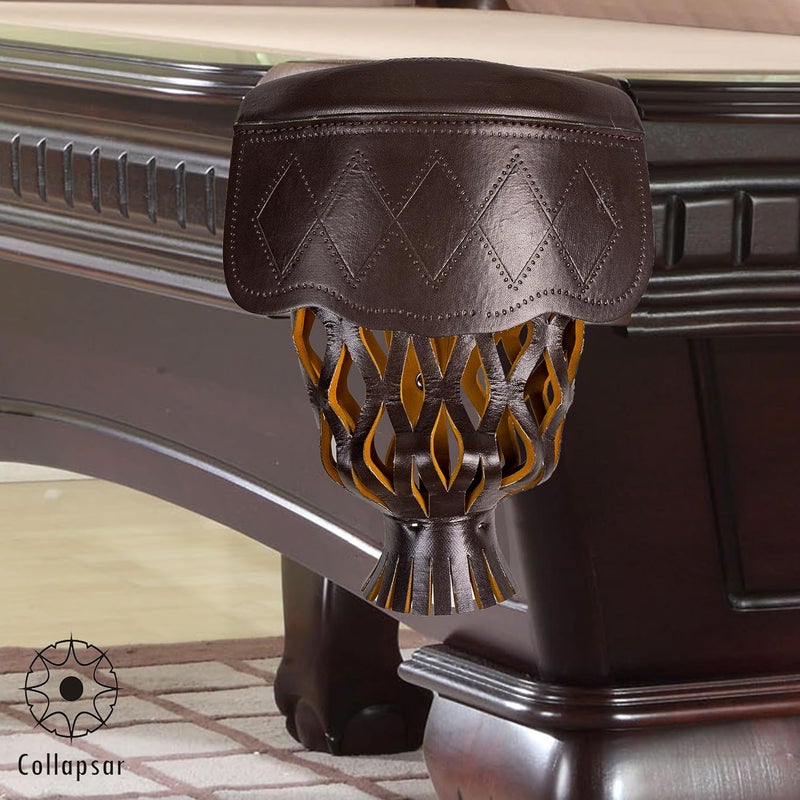 Collapsar Pool Table Pockets - Leatherette Billiard Set of 6 Replacement Accessories - Image 5